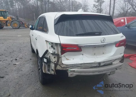 2015 Acura Mdx Technology Package из США, поврежденный, VIN 5FRYD4H46FB003628